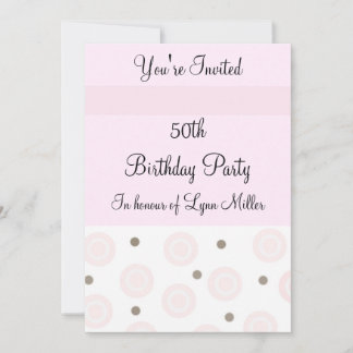 Convite Aniversário de 50 anos