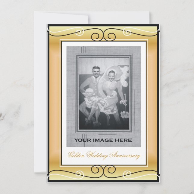 Convite Aniversário de 50 anos de Casamento (Frente)