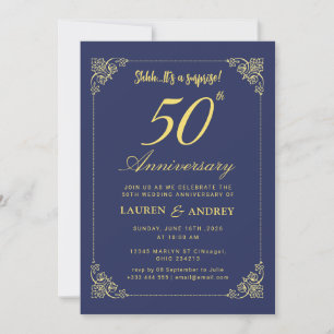 Convite Aniversário de 50 Anos de Casamento