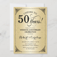 Aniversário de 50 anos de Casamento - Damasco Pret