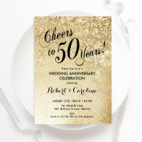 Aniversário de 50 anos de Casamento Dourado
