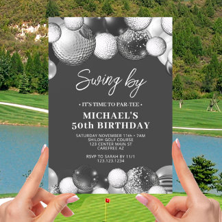 Convite Aniversário de 50 anos do Golfe Masculino
