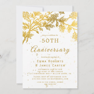 Convite Aniversário de 50 anos engraçado de Sr e Sra