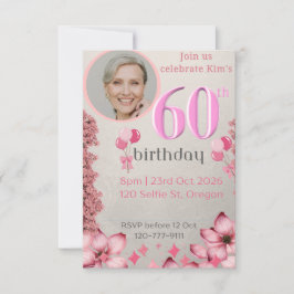 Convite Aniversário de 60 anos