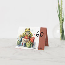 Aniversário de 60 anos do sapo de férias