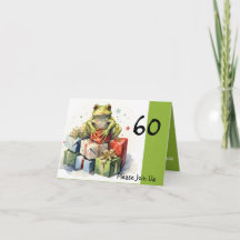 Aniversário de 60 anos do sapo de férias