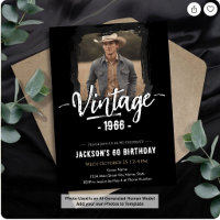 Aniversário de 60 anos Vintage