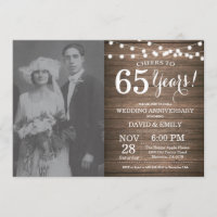 Aniversário de 65 anos de Casamento em Madeira Rús