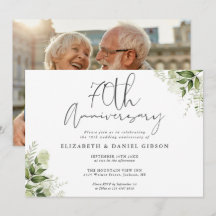 Aniversário de 70 anos de Casamento Foto Floral Ve