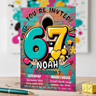 Convite Aniversário de 7 anos