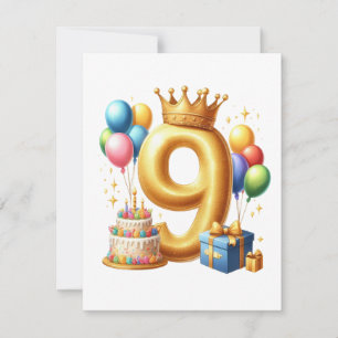 Convite Aniversário de 9 anos de Ouro