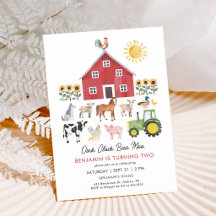 Aniversário de Animais de Fazenda