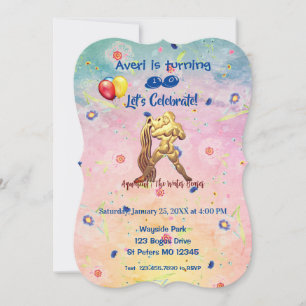 Convite Aniversário de Aquaarius (20 de Janeiro - 18 de fe