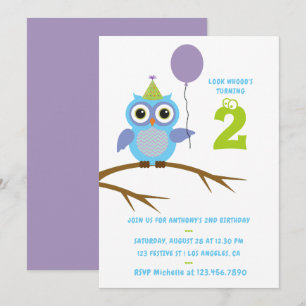 Convite Aniversário de Bebê ou Menino Pequeno de Qualquer 