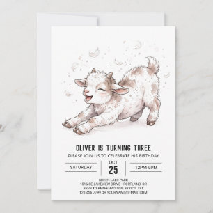 Convite Aniversário de Cabrito
