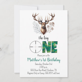 Convite Aniversário de Caça