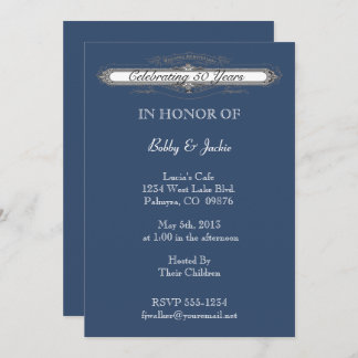 Convite Aniversário de Casamento