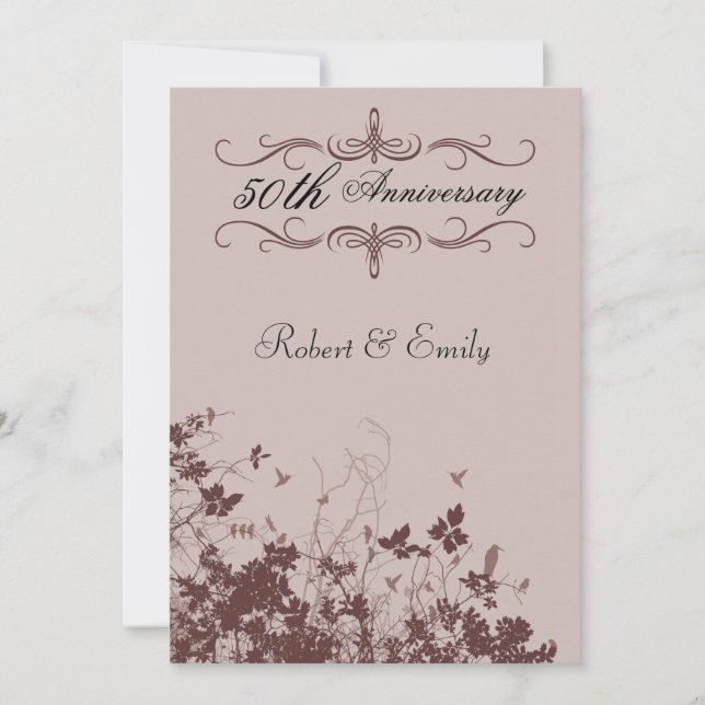 Convite Aniversário de Casamento (Frente)