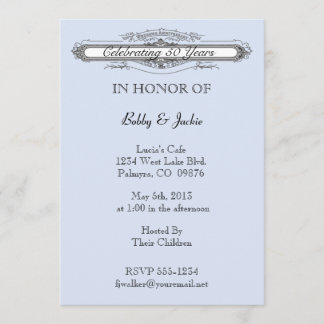 Convite Aniversário de Casamento