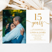 Aniversário de Casamento de 15 de Champagne Minima