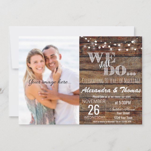 Convite Aniversário de Casamento de 25, ainda fazemos Aniv (Frente)