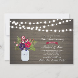 Convite Aniversário de Casamento de 50 Anos Surpresa em Ma