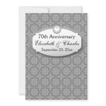 Aniversário de Casamento de 70 Anos Platina Z03