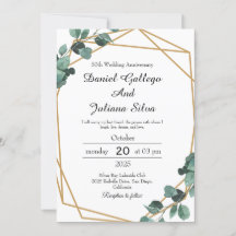 Aniversário de Casamento de Emerald Greenery