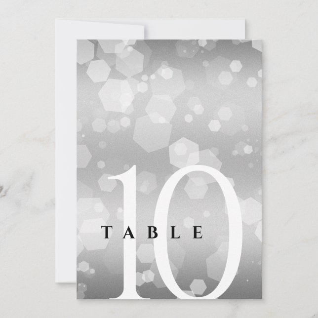 Convite Aniversário de Casamento do 25 Silver Elegante (Frente)