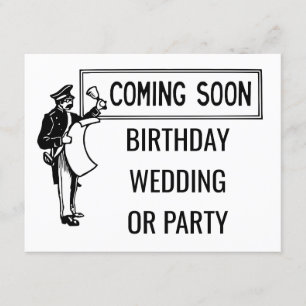 Convite Aniversário de Casamento ou Festa Retro Em Breve