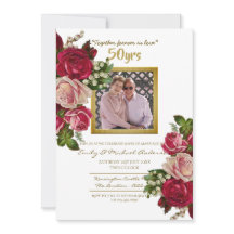 Aniversário de Casamento Rosa Vintage - QUAISQUER 