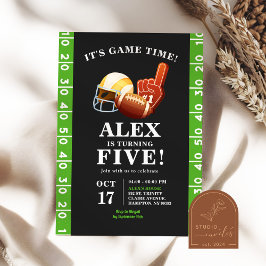 Convite Aniversário de Cinco Anos do Game Time Football