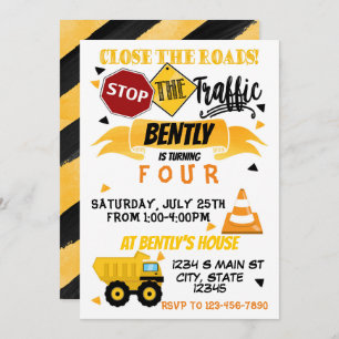 Convite Aniversário de construção