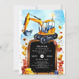 Convite Aniversário de Construção de Cáudia