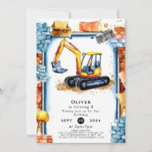 Aniversário de Construção Personalizada Encantada