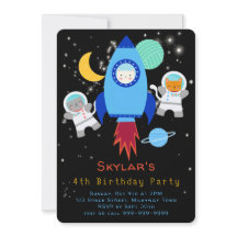 Aniversário de criança Astronauta de Gatinhos do E