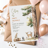 Aniversário de criança "Chamando todos os animais