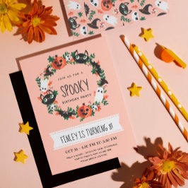 Convite Aniversário de criança da Terra das Bruxas do Feli