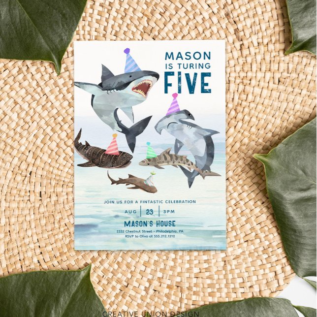 Convite Aniversário de criança de Festa de Piscina de Conv (Criador carregado)