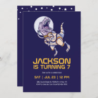 Aniversário de criança do Espaço Exterior do Dinos