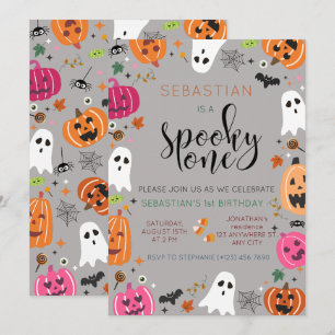 Convite Aniversário de Dia das Bruxas Spooky