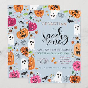 Convite Aniversário de Dia das Bruxas Spooky
