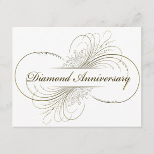 Convite Aniversário de diamante