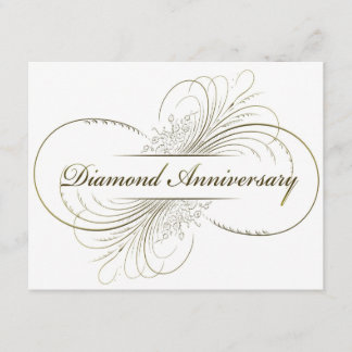 Convite Aniversário de diamante