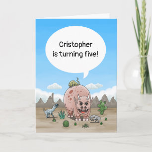 Convite Aniversário de dinossauros fantasia