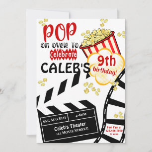 Convite Aniversário de Filme, Noite de Filme
