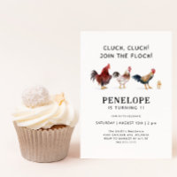 Aniversário de frango fazenda