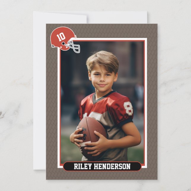 Convite Aniversário de Futebol do Esporte (Frente)