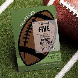 Convite Aniversário de Futebol Moderno e legal