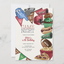Aniversário de futebol noturno